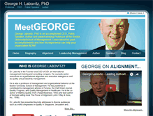 Tablet Screenshot of georgelabovitz.com